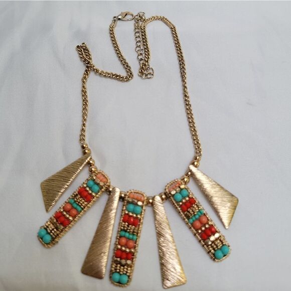 Textured collar necklace - Picture 2 of 4